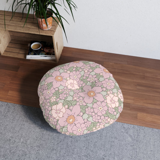 Blooming Comfort Round Floor Pillow