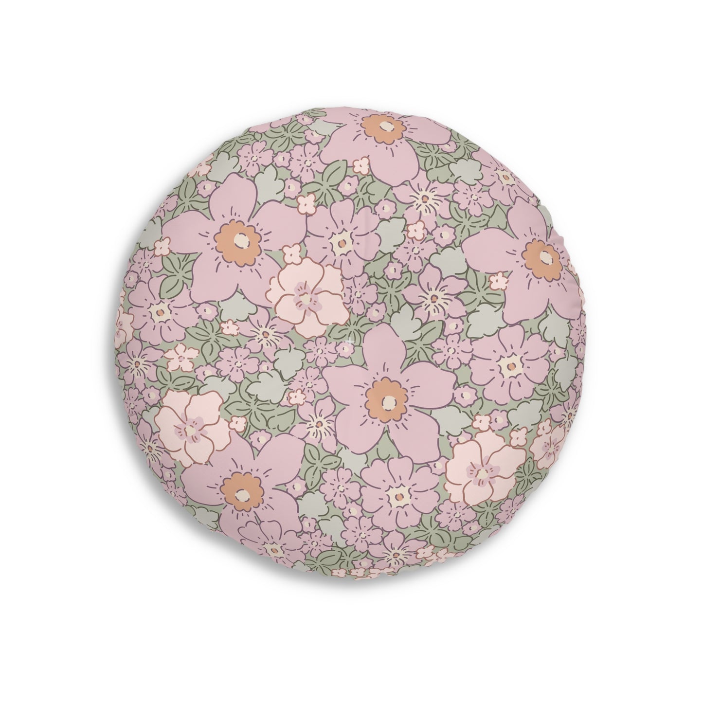 Blooming Comfort Round Floor Pillow