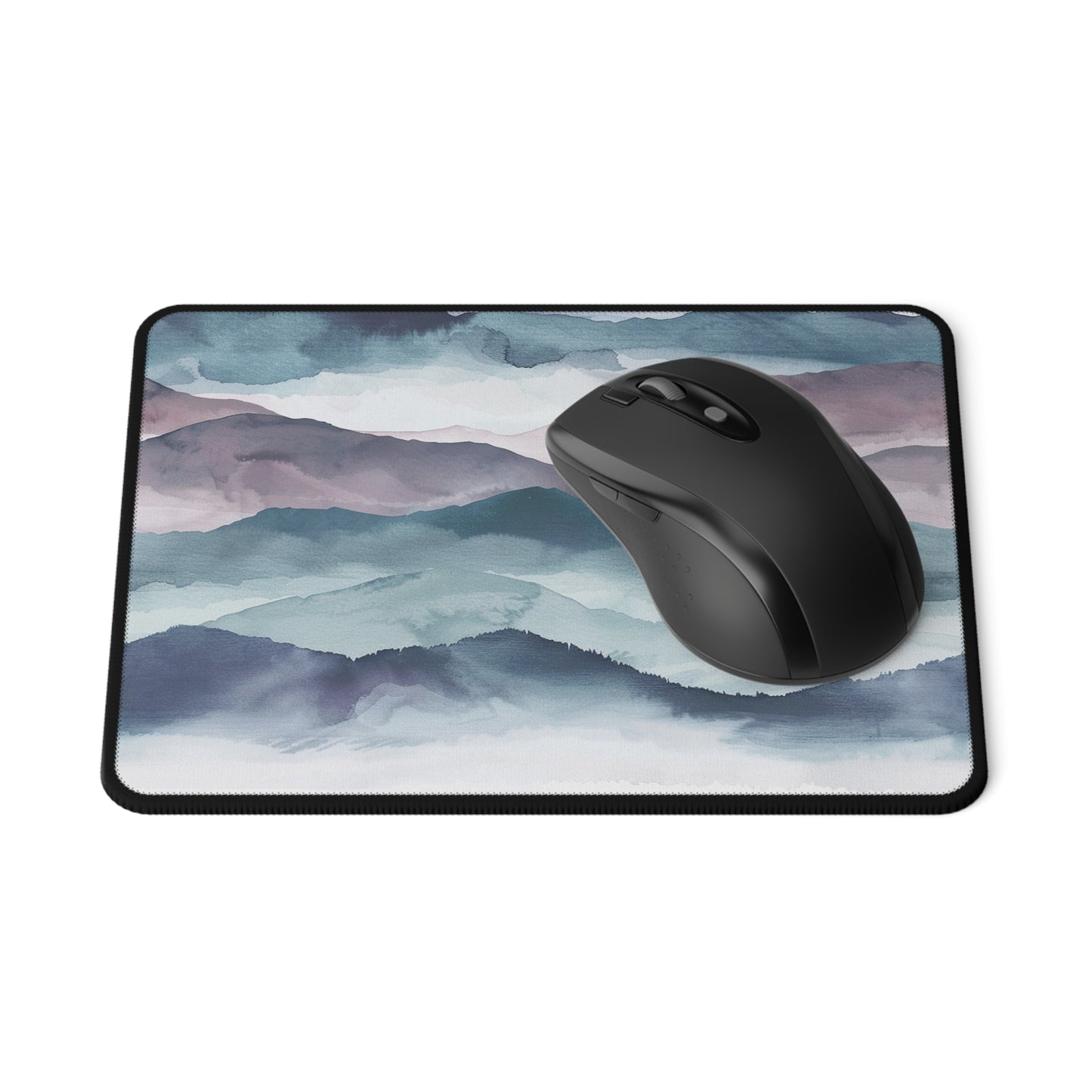 Tranquil Watercolor Landscape Mouse Pad