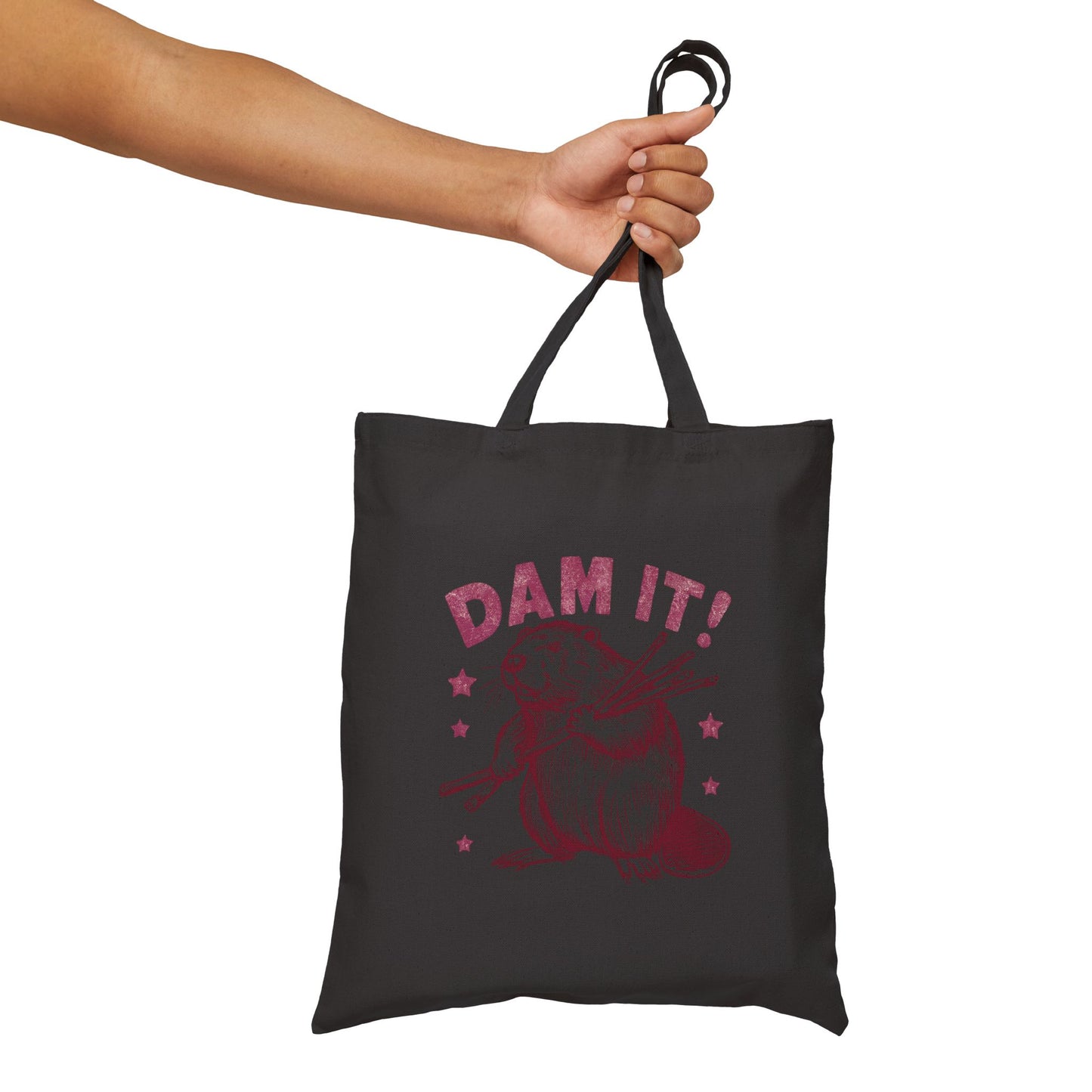 Dam It! Beaver Canvas Tote